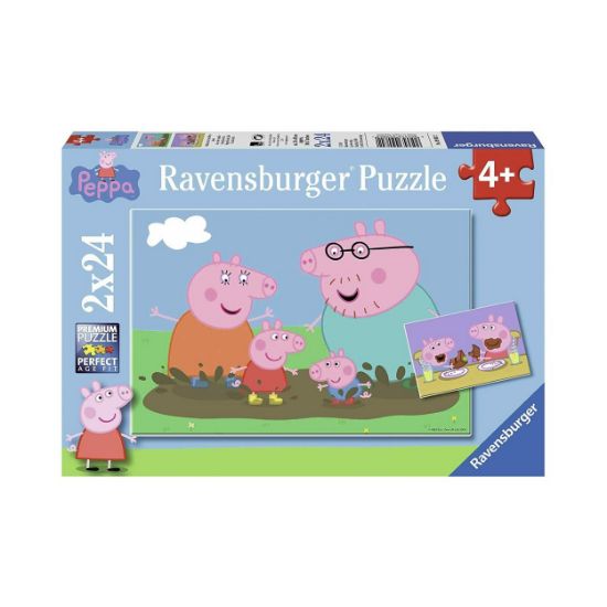 Picture of Ravensburger Puzzle: Peppa Pig (2X24pcs) (09082)