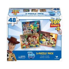 Picture of Spin Master Toy Story 4 - 3 Puzzle PackSuper Super 3D (Lenticula) (48pcs x 3) (6052966)