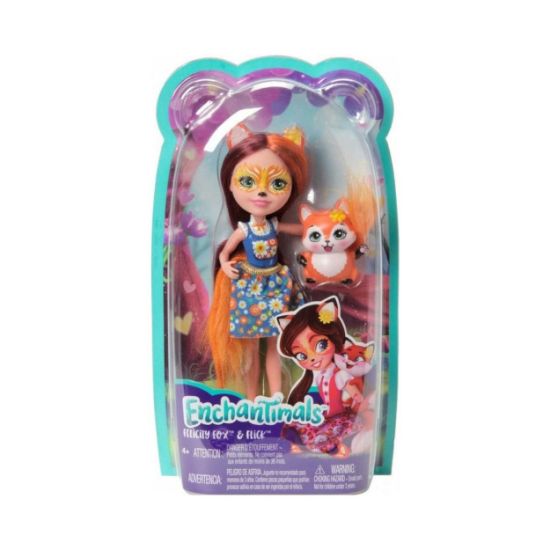 Picture of Mattel Enchantimals Mini Doll - Felicity Fox & Flick (FXM71)