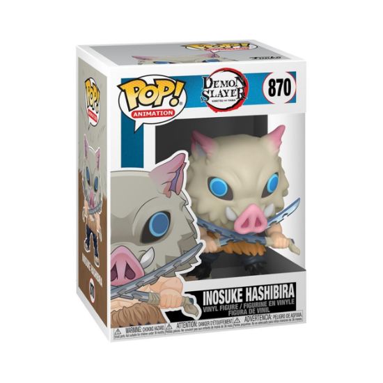 Picture of Funko Pop! Animation: Demon Slayer Kimetsu No Yaiba - Inosuke Hashibira #870 Vinyl Figure