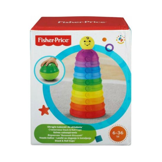 Picture of FISHER PRICE - BRILLIANT BASICS STACK & ROLL CUPS (W4472)