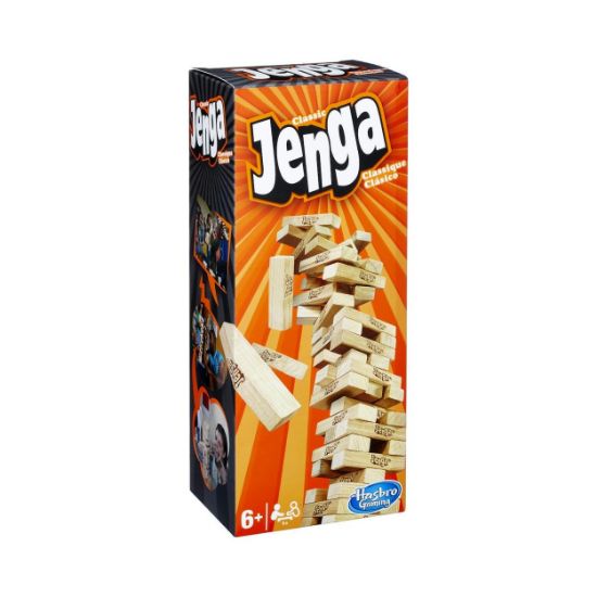 Picture of HASBRO JENGA CLASSIC - TUMBLE BLOCK GAME (A2120)