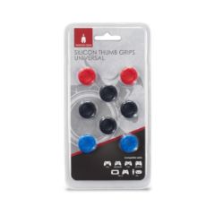 Picture of Spartan Gear - Silicon Thumb Grips Universal (8pcs - colour: 4pcs Black, 2pcs Red, 2pcs Blue)