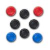 Picture of Spartan Gear - Silicon Thumb Grips Universal (8pcs - colour: 4pcs Black, 2pcs Red, 2pcs Blue)