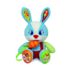 Picture of Baby Clementoni Educational Baby Toddler Interactive Plush Rabbit For 10+ Months