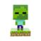 Picture of Paladone Icons: Minecraft - Zombie Light (PP6592MCFV2)