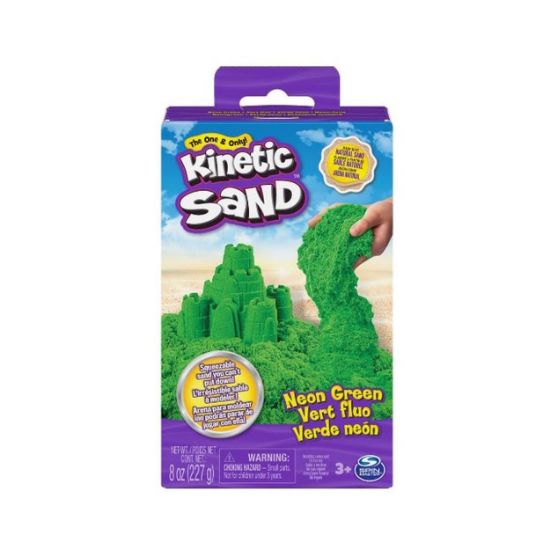 Picture of Spin Master Kinetic Sand - Neon Green Basic Sand 8oz box (20138720)
