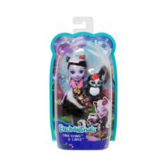 Picture of Mattel Enchantimals Mini Doll - Sage Skunk & Caper (FXM72)