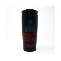 Picture of Pyramid Stranger Things - Coffee and Contemplation Metal Travel Mug (MTM25371)