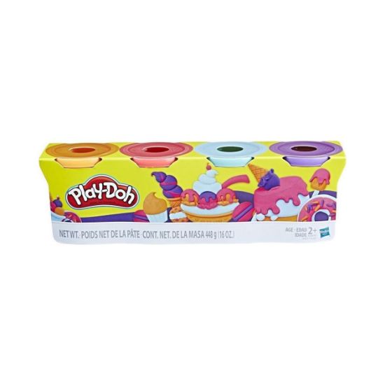 Picture of Hasbro Play-Doh Sweet Color Tubs (Pack of 4) (E4869)