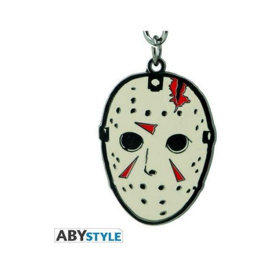 Picture of Abysse Friday The 13th Movie - "Mask" Metal Keychain (ABYKEY310)