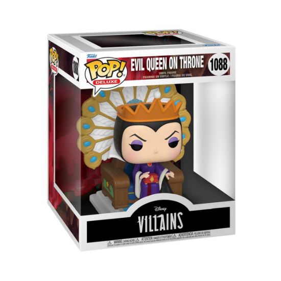 Picture of Funko Pop! Deluxe: Disney Villains Snow White and the Seven Dwarfs - Evil Queen on Throne #1088 Vinyl Figure