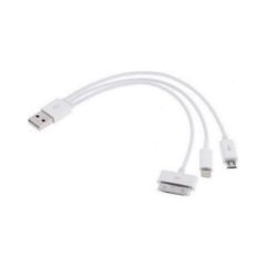 Picture of 3-IN-1 MULTI USB CHARGING CABLE (MICRO USB, APPLE LIGHTNING & APPLE 30PIN)