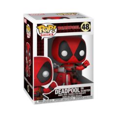 Picture of Funko Pop! Rides Marvel: Deadpool - Deadpool οn Scooter #48 Bobble-Head Vinyl Figure