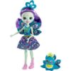 Picture of Mattel Enchantimals Mini Doll - Patter Peacock & Flap (FXM74)