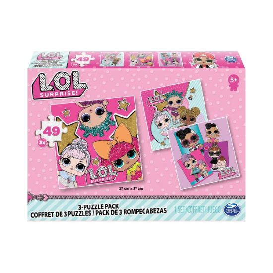 Picture of Spin Master L.O.L. Surprise!: Glitterati - 3-Puzzle Pack (49 pcs x3) (20114662)