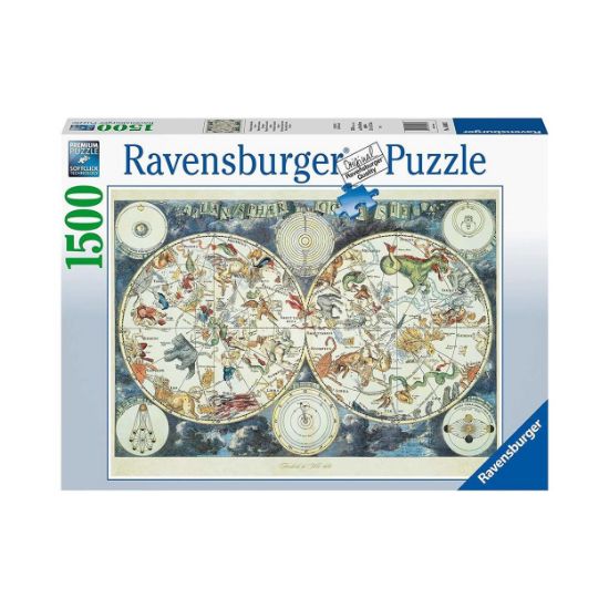 Picture of Ravensburger Puzzle: World Map of Fantastic Beasts (1500pcs) (16003)