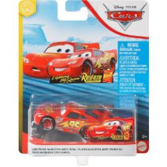 Picture of Mattel Disney Pixar: Cars - Lightning Mcqueen with Rusteze Sign (GCC81)