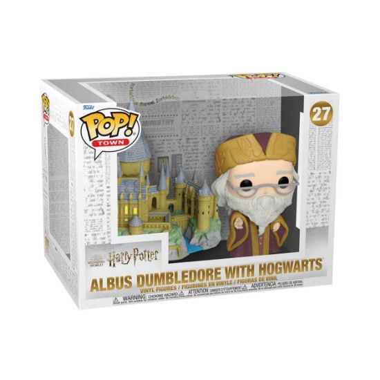 Picture of Funko Pop! Town: Harry Potter - Albus Dumbledore with Hogwarts #27 Vinyl Figure