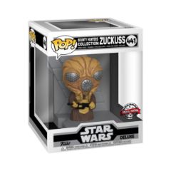 Picture of Funko Pop! Deluxe: Star Wars Bounty Hunters Collection - Zuckuss (Metallic) (Special Edition) #441 Bobble-Head Vinyl Figure