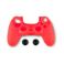 Picture of Spartan Gear - Controller Silicon Skin Cover and Thumb Grips (compatible with playstation 4) (colour: Red)