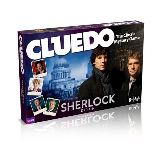 Picture of Winning Moves: Cluedo - Sherlock Edition Board Game (019514)