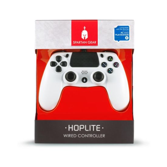 Picture of Spartan Gear - Hoplite Wired Controller (compatible with PC and playstation 4) (colour: White)