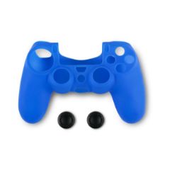 Picture of Spartan Gear - Controller Silicon Skin Cover and Thumb Grips (compatible with playstation 4) (colour: Blue)