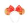 Picture of Loungefly: Disney Ginger Bread Aop Patent Bow Heart Headband (WDHB0094)