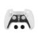 Picture of Spartan Gear - Controller Silicon Skin Cover and Thumb Grips (compatible with playstation 5) (colour: Black/White)