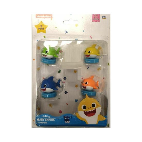 Picture of Giochi Preziosi Hero-Mania: Baby Shark Σφραγιδοφιγούρες (4Pack) (BAH07000)