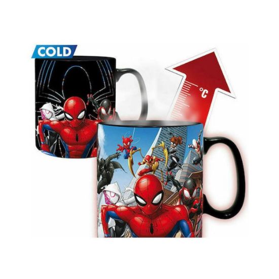 Picture of Abysse Marvel - Spider Man Multiverse Heat Change Mug (460ml) (ABYMUG882)