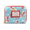 Picture of Loungefly Disney Seasonal Snowman Minnie Mickey Aop Zip Around Wallet (WDWA1785)