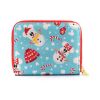 Picture of Loungefly Disney Seasonal Snowman Minnie Mickey Aop Zip Around Wallet (WDWA1785)