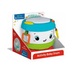 Picture of Baby Clementoni Baby Toddler Musical Toy Activity Baby Drum For 10-36 Months