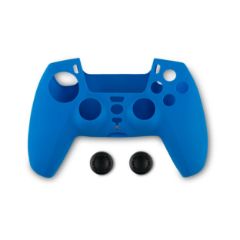 Picture of Spartan Gear - Controller Silicon Skin Cover and Thumb Grips (compatible with playstation 5) (colour: Blue)