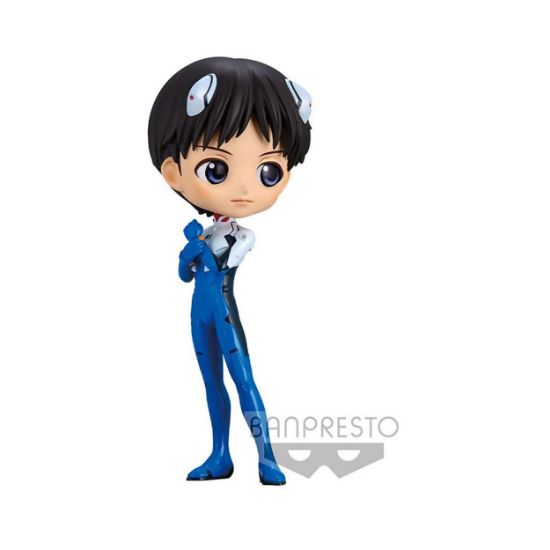 Picture of Banpresto Q Posket: Evangelion New Theatrical Edition - Shinji Ikari (Plugsuit Style) (Ver.A) Figure (14cm) (18353)