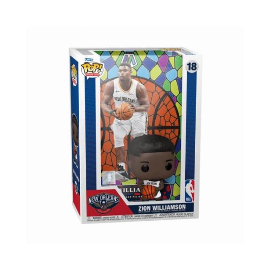 Picture of Funko Pop! Trading Cards: New Orleans Pelicans - Zion Williamson (Mosaic) #18 Vinyl Figure