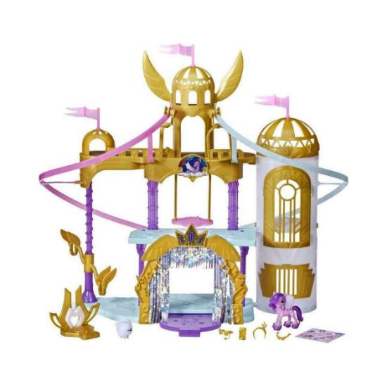 Picture of Hasbro My Little Pony: Princess Petals & Cloudpuff - Movie Royal Racing Ziplines (F2156)