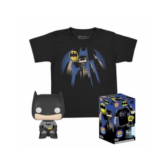 Picture of Funko Pocket Pop! & Tee (Child): DC - Batman (Special Edition) Vinyl Figure & T-Shirt (XL)