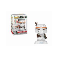 Picture of Funko Pop! Disney Star Wars: Holiday - Boba Fett (SNWMN) #558 Bobble-Head Vinyl Figure