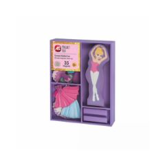 Picture of AS Magnet Box Sweet Ballerina Dress-Up 35 Educational Wooden Magnets For Ages 3+