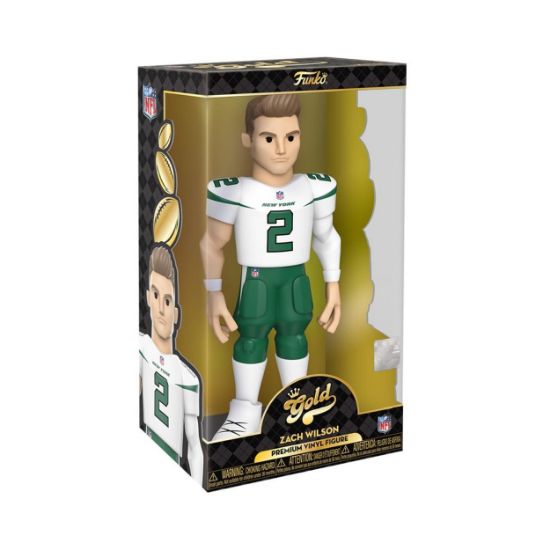 Picture of Funko Gold NFL: NY Jets - Zach Wilson* Premium Vinyl Figure (12")