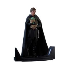 Picture of Diamond Star Wars Premier Collection: The Mandalorian - Luke Skywalker And Grogu Statue (1/7) (FEB222120)