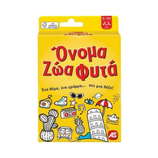 Picture of AS Games Card Game Onoma - Zwa - Futa For Ages 6+ And 2+ Players