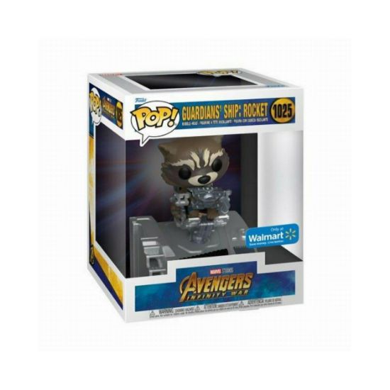 Picture of Funko Pop! Deluxe: Marvel Avengers Infinity War - Guardians' Ship: Rocket (Special Edition) #1025 Bobble-Head Vinyl Figure