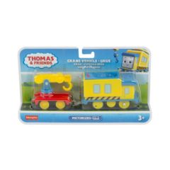 Picture of Fisher-Price Thomas & Friends Motorized - Carly the Crane (La Grue) Vehicle with Wagon (HDY71)
