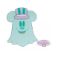 Picture of Loungefly Disney - Pastel Ghost Minnie Mouse And Mickey Mouse Glow In The Dark Gitd Double Sided Crossbody Bag (WDTB2641)