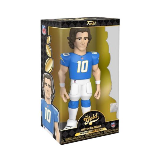 Picture of Funko Gold NFL: Chargers - Justin Herbert* Premium Vinyl Figure (12")