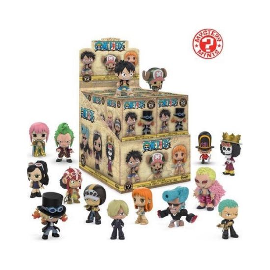 Picture of Funko Mystery Minis: One Piece - Monkey D. Luffy, Tony Tony Chopper, Rebecca, Bartolomeo, Soldier, Brook, Nico Robin, Nami, Sabo, Trafalgar D. Water Law, Vinsmoke Sanji, Nami, Franky, Donquixote Dofla